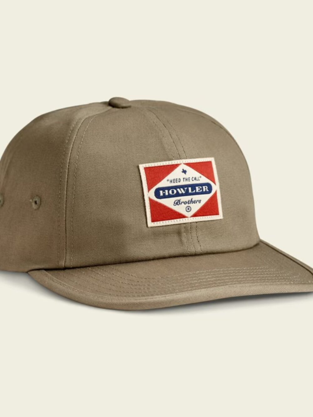 Howler Bros Posse Badge Strapback - Olive Green